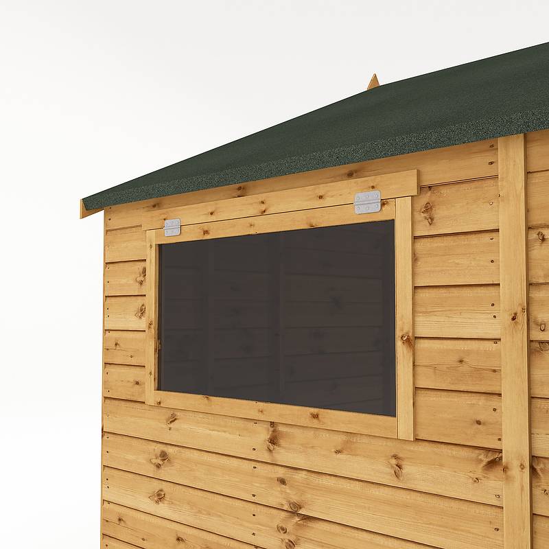 Refurbished 12 x 10 Premium Shiplap Reverse Apex Workshop