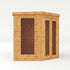 11 x 7 Corner Summerhouse with Side Shed

