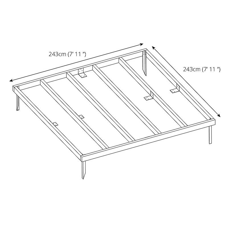 8 x 8 Wooden Base