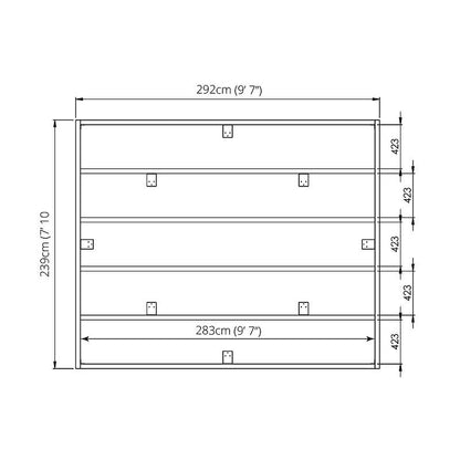 10 x 8 Wooden Base