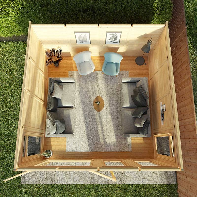 4m x 4m Insulated Garden Room