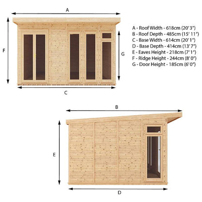 6 x 4m Insulated Garden Room