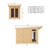 2 x 3m Insulated Garden Room
