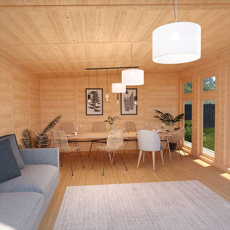 6m x 4m Insulated Garden Room