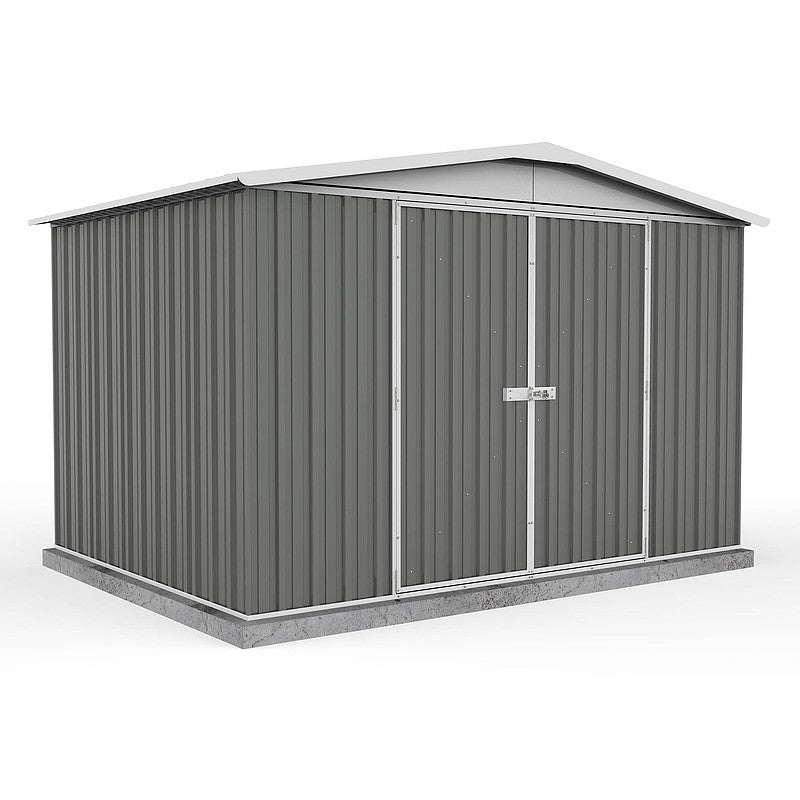 Absco Regent 10 x 7 Woodland Grey Apex Metal Shed