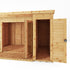 12 x 8 Contemporary Summerhouse with Side Shed
