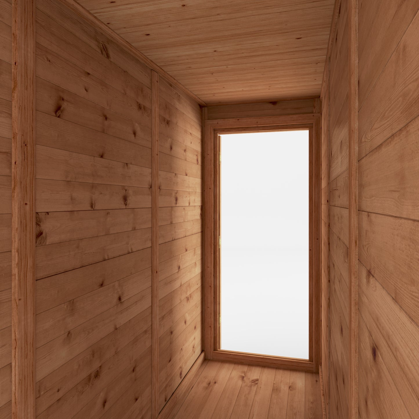 3m x 3m Insulated Garden Room with Side Shed