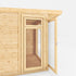 3 x 3m Insulated Garden Room with Side Shed
