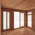 4 x 3m Insulated Garden Room with Side Shed

