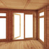 5 x 3m Insulated Garden Room with Side Shed
