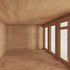 6 x 3m Insulated Garden Room with Side Shed

