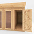 6 x 3m Insulated Garden Room with Side Shed
