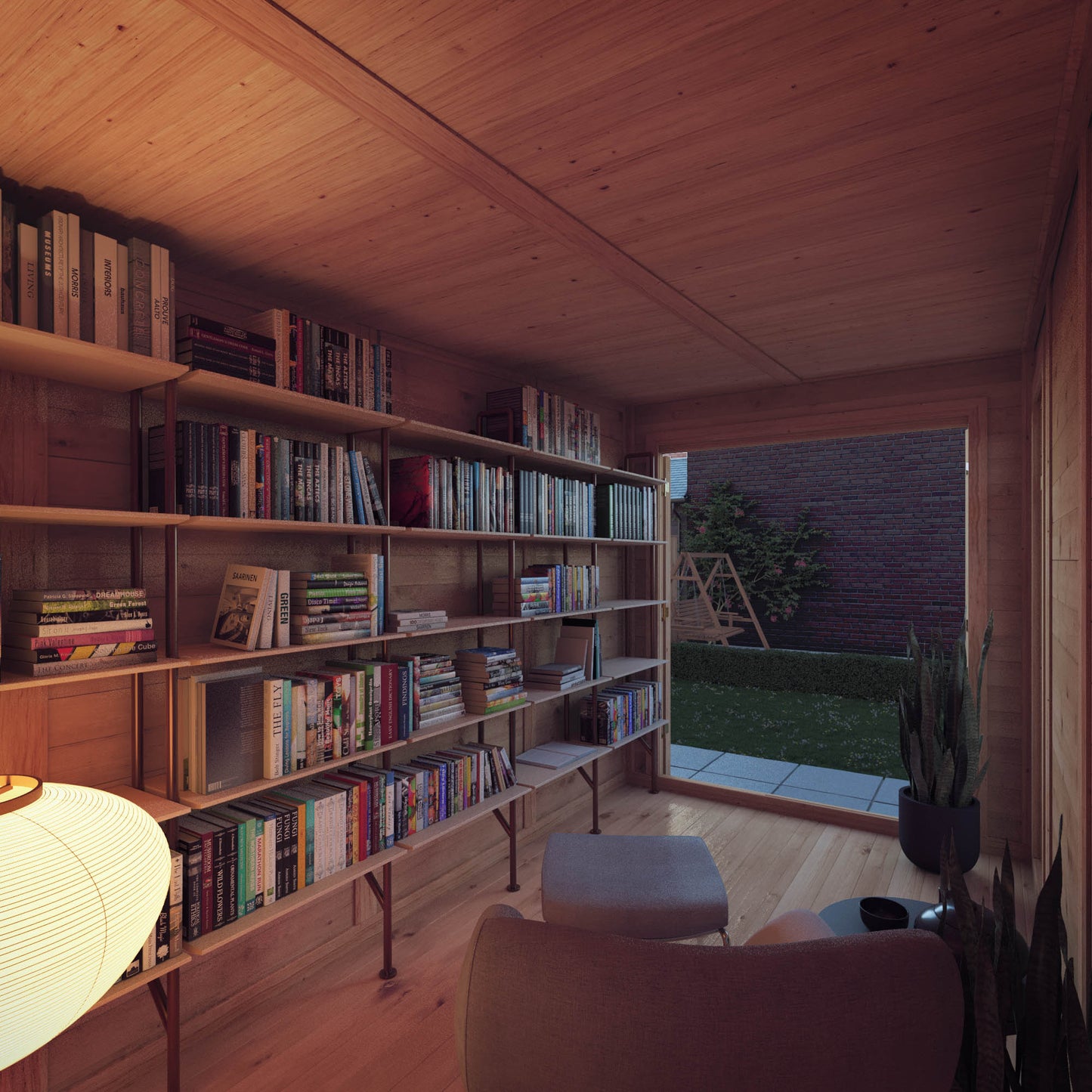 3m x 4m Insulated Garden Room with Side Shed