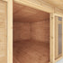5 x 4m Insulated Garden Room with Side Shed
