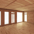 6 x 4m Insulated Garden Room with Side Shed
