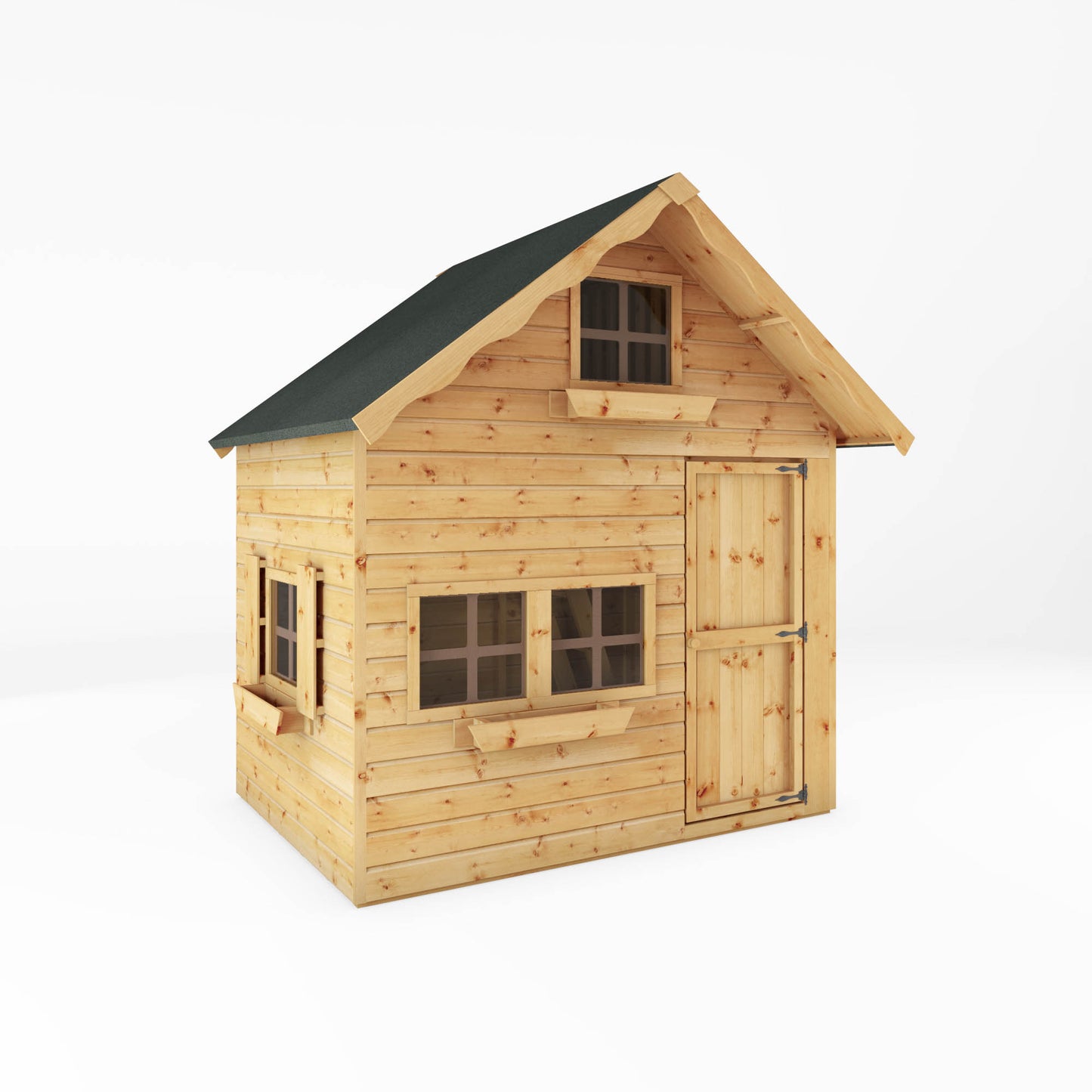 8 x 6 Double Storey Swiss Cottage Playhouse