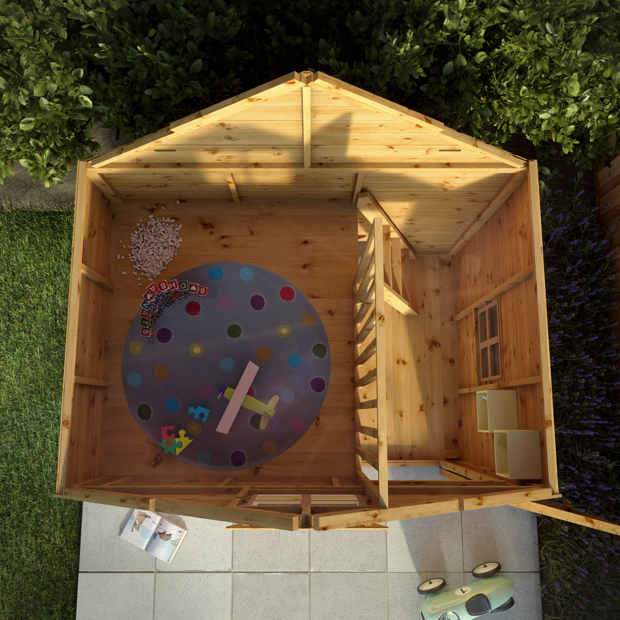 Swiss cottage playhouse hotsell