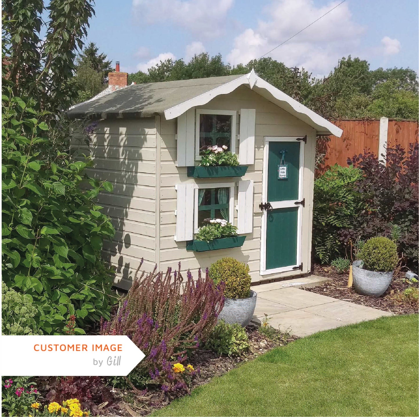 7 x 5 Snowdrop Wooden Playhouse with Loft