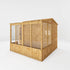 8 x 8 Shiplap Combi Greenhouse & Wooden Shed
