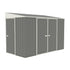 Absco 10 x 5 Woodland Grey Metal Bike Shed
