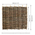 6 x 6 Hazel Wooden Fence Panel
