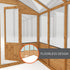 8 x 4 Evesham Premium Pent Wooden Greenhouse
