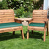 Charles Taylor Three Seat Angled Companion Set With Cushions
