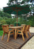 Charles Taylor Six Seater Rectangular Table Set with Parasol
