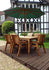 Charles Taylor Six Seater Rectangular Table Set with Parasol
