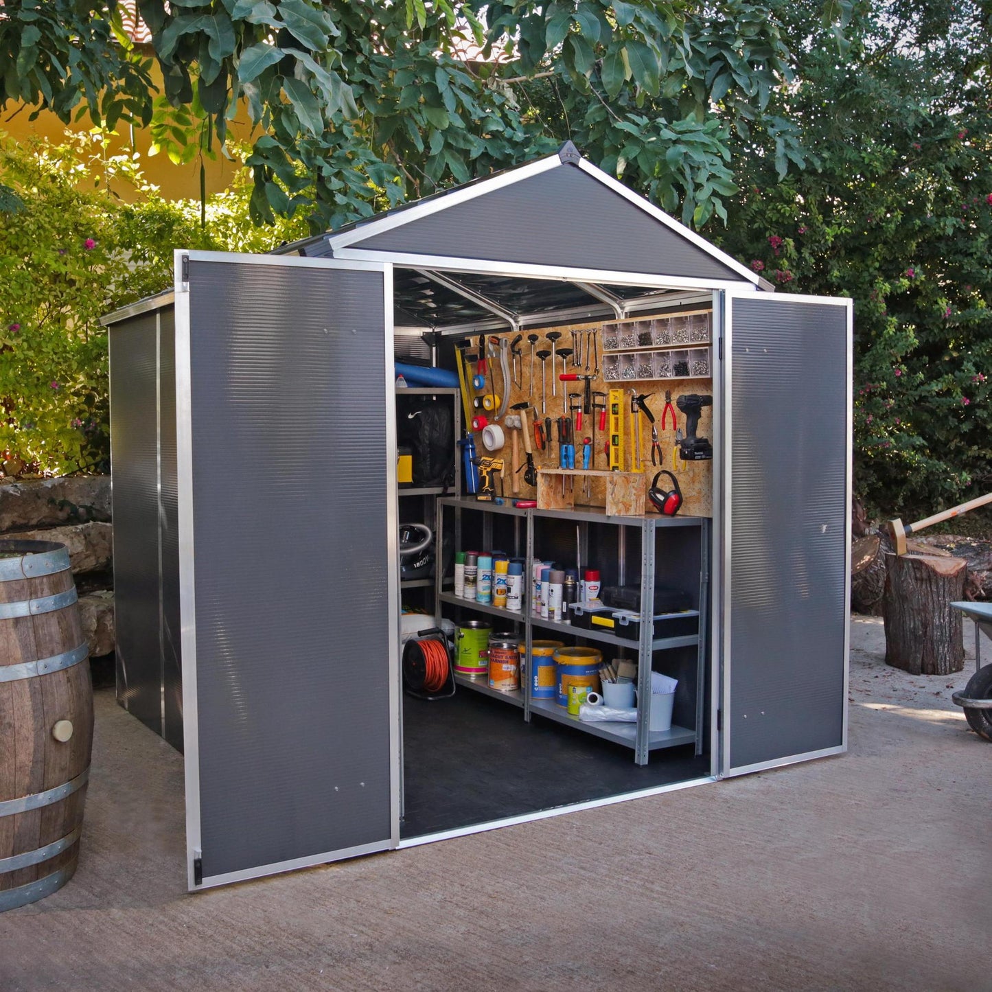 Canopia by Palram Rubicon 6 x 8  Plastic Shed