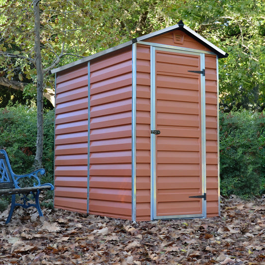 Canopia by Palram 6 x 4 Skylight Shed - Amber