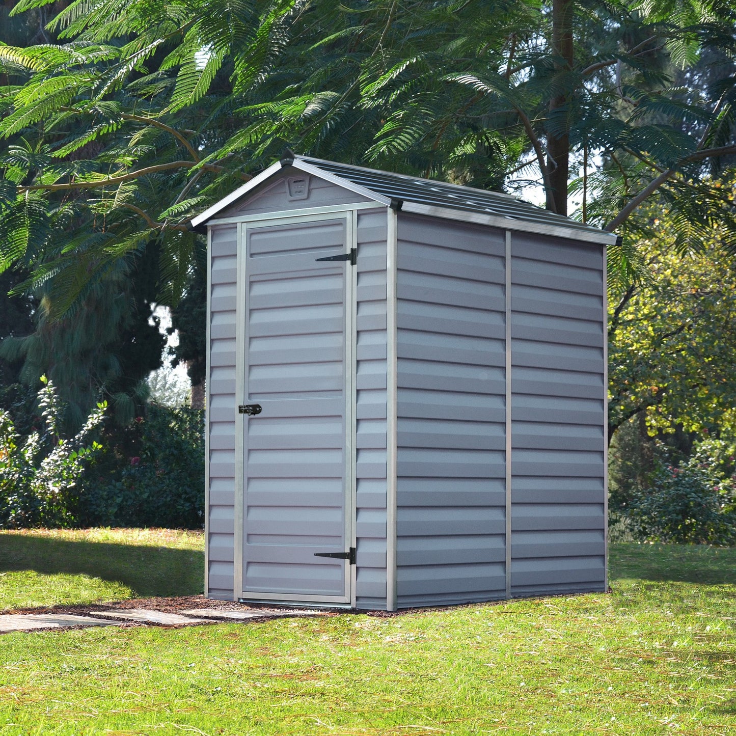 Canopia by Palram 6 x 4 Skylight Shed - Grey