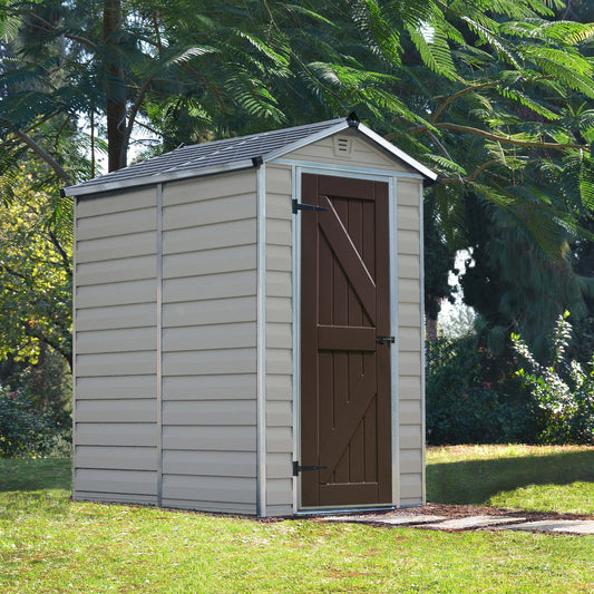 Canopia by Palram 6 x 4 Skylight Shed - Tan