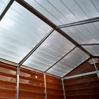Canopia by Palram 6 x 8 Skylight Shed - Amber