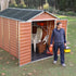 Canopia by Palram 6 x 10 Skylight Plastic Shed - Amber

