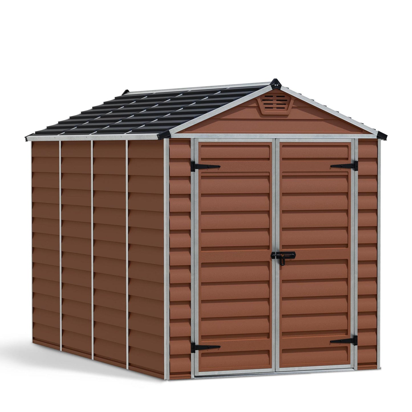 Canopia by Palram 6 x 10 Skylight Plastic Shed - Amber