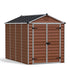 Canopia by Palram 6 x 10 Skylight Plastic Shed - Amber
