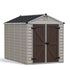 Canopia by Palram 6 x 10 Skylight Plastic Shed - Tan
