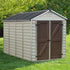 Canopia by Palram 6 x 10 Skylight Plastic Shed - Tan
