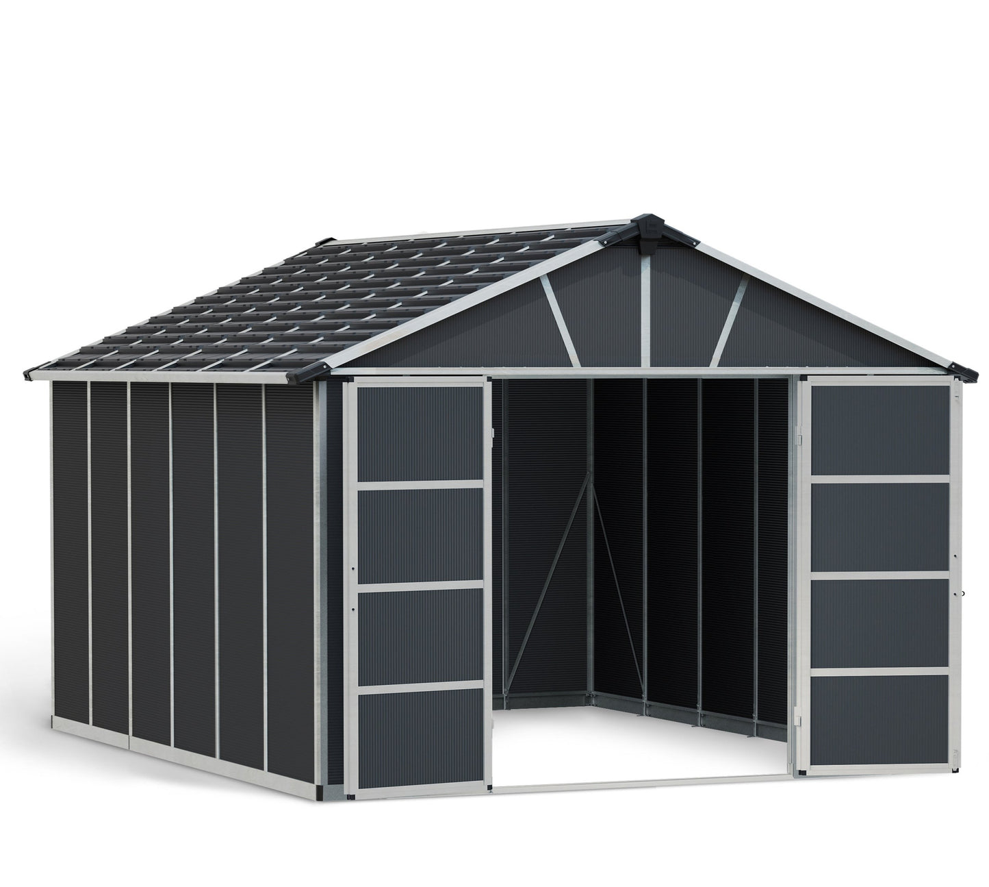 Canopia by Palram 11 x 13 Yukon Shed - Grey