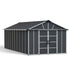 Canopia by Palram 11 x 21 Yukon Plastic Shed With Floor - Grey
