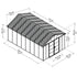 Canopia by Palram 11 x 17 Yukon Plastic Shed With Floor - Grey
