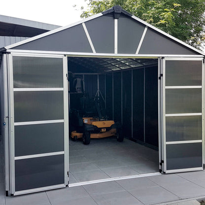 Canopia by Palram 11 x 21 Yukon Plastic Shed - Grey