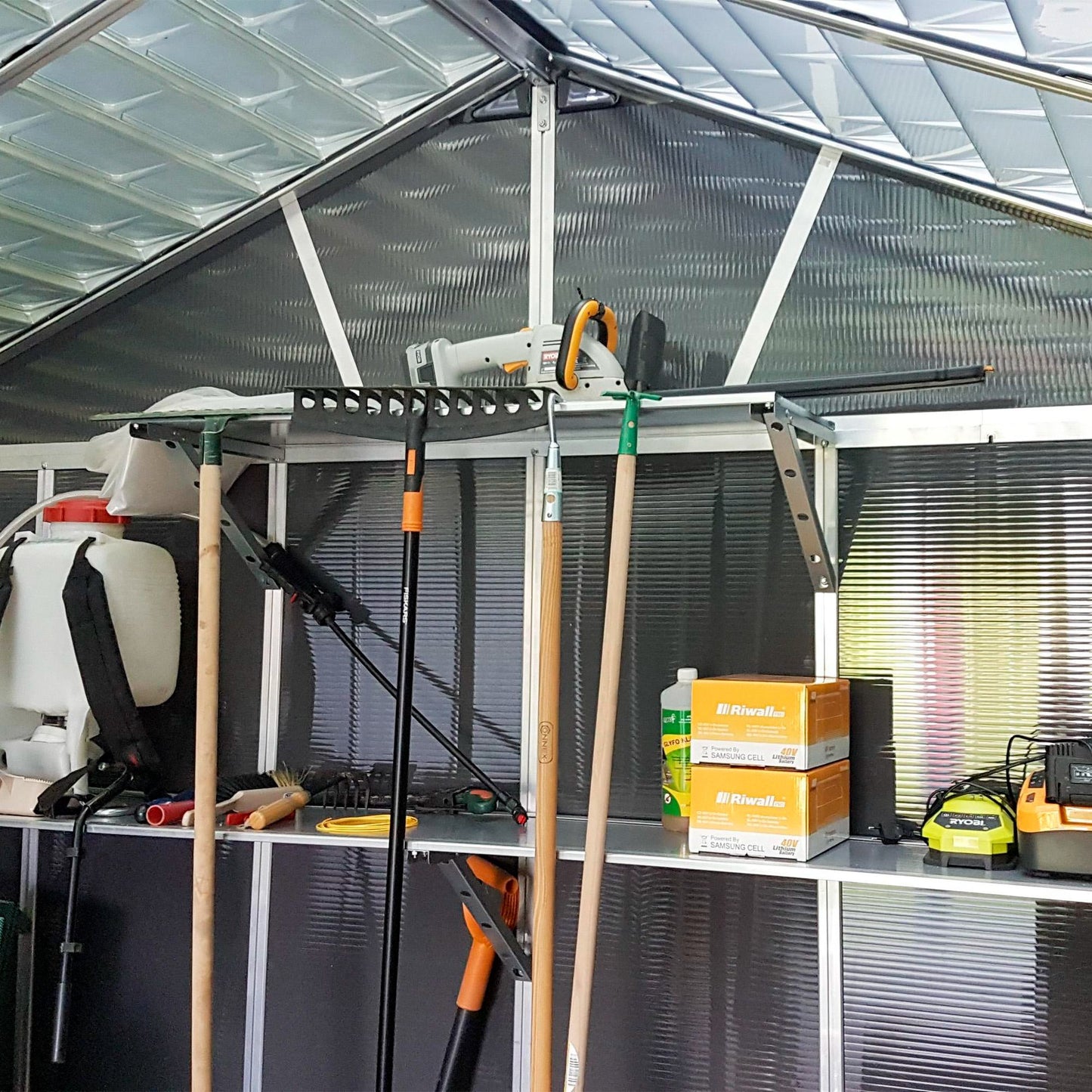 Canopia by Palram 11 x 21 Yukon Plastic Shed - Grey