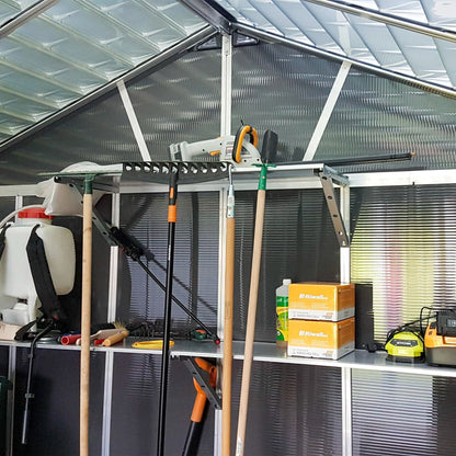 Canopia by Palram 11 x 21 Yukon Plastic Shed - Grey