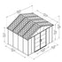 Canopia by Palram 11 x 9 Yukon Plastic Shed - Grey
