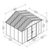Canopia by Palram 11 x 9 Yukon Plastic Shed With Floor - Grey
