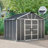 Canopia by Palram 11 x 9 Yukon Plastic Shed - Grey

