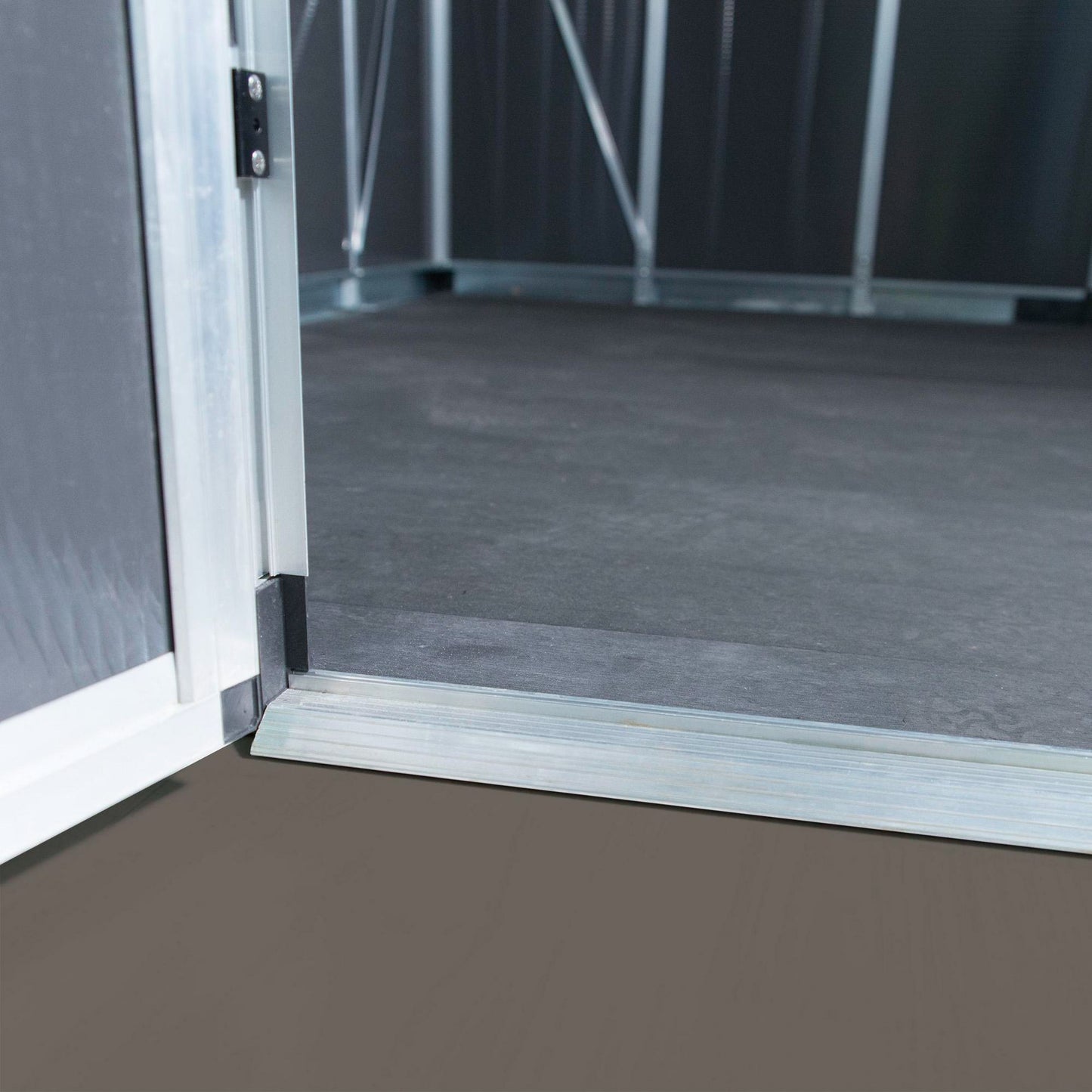 Canopia by Palram 11 x 17 Yukon Plastic Shed With Floor - Grey