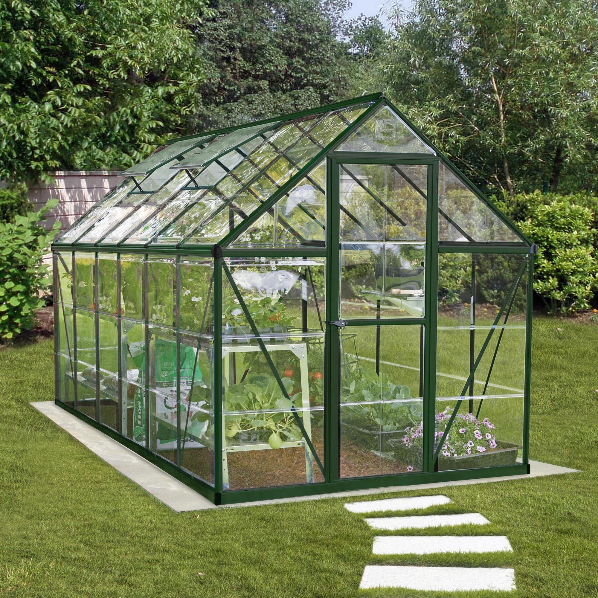 Canopia by Palram Harmony 6 x 12 Green Greenhouse Waltons